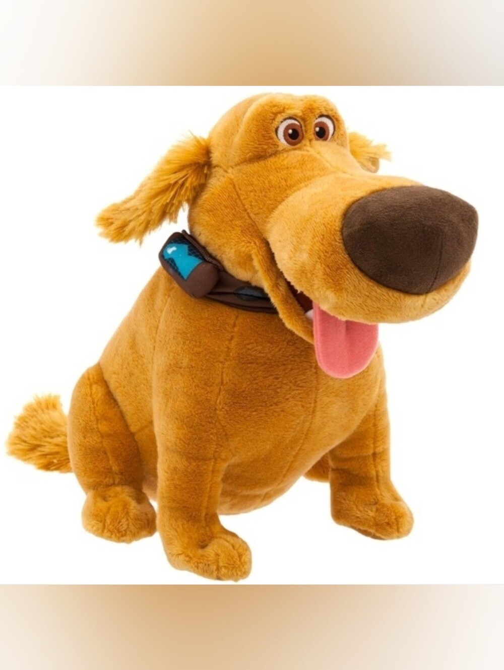 Disney's DUG stuffed plush dog from Movie UP with translating collar